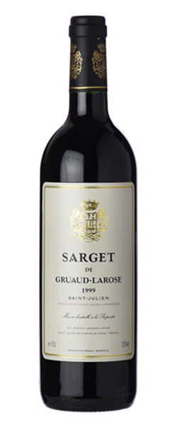 圖片 Sarget de Gruaud-Larose 1999金玫瑰城堡副牌 1999