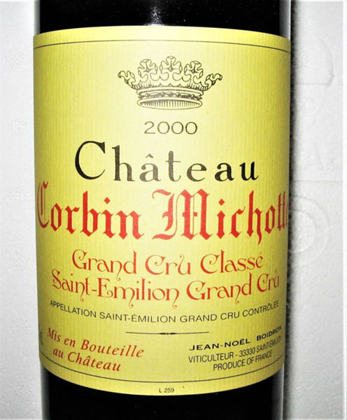 圖片 Chateau Corbin Michotte 2000高班米雪酒莊干紅葡萄酒 2000