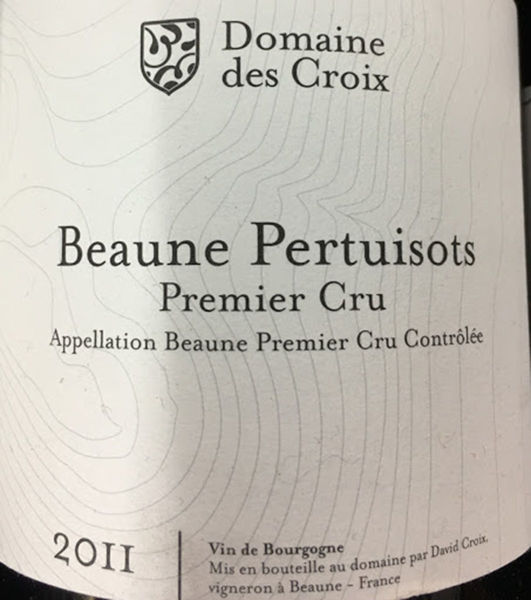 圖片 Domaine des Croix Beaune Les Pertuisots 2011