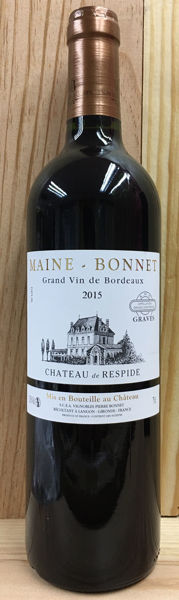圖片 Chateau de Respide Maine Bonnet Grave 2015赫斯彼古堡紅葡萄酒 2015