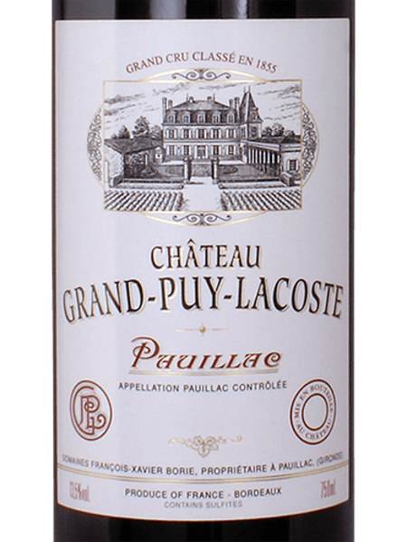 圖片 Chateau Grand-Puy-Lacoste 2006拉古斯酒莊 2006
